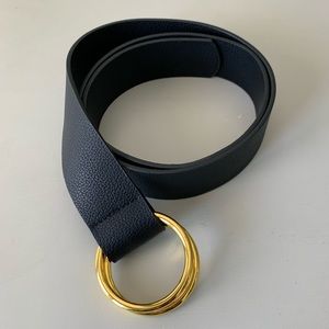 B-Low the Belt Vegan Black Leather Belt